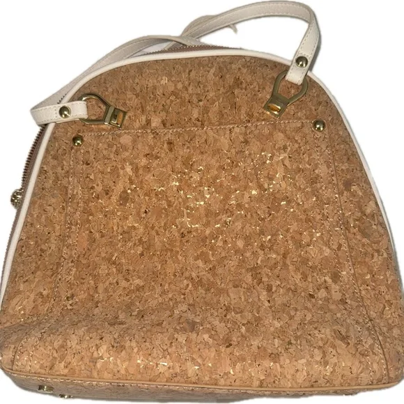 Moztique The Daisy Convertible Backpack Purse in Cream Cork - Picture 1 of 6